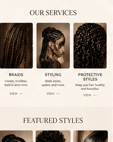 Illustrative braiding style concept